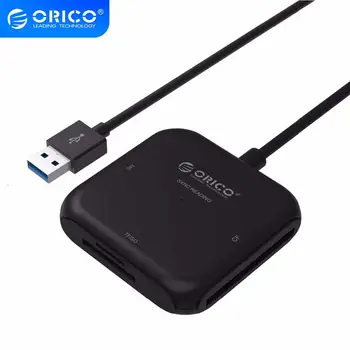 ORICO Smart Card Reader 4 in 1 USB 3.0 Flash Multi Memory Card Reader for TF/SD/MS/CF 4 Card Read & Write Simultaneously
ORICO Smart Card Reader 4 in 1 USB 3.0 Flash Multi Memory Card Reader for TF/SD/MS/CF 4 Card Read & Write Simultaneously