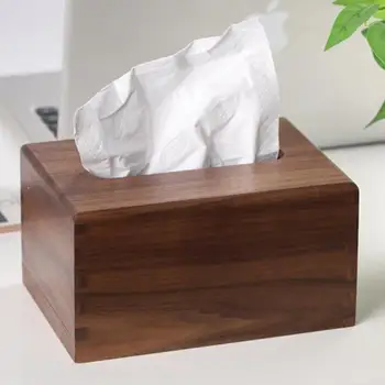 Black Walnut Mortise Paper Towel Box Solid Wood Drawing Carton Living Room Tea Table Study Simple Wooden Napkin Box
Black Walnut Mortise Paper Towel Box Solid Wood Drawing Carton Living Room Tea Table Study Simple Wooden Napkin Box