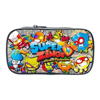 Students Super Zings Pencil Case Boys Girls Superzings Pen Bag Teens Stationery Bag Kids Cartoon Pencil Holder Surprise Gift 
Students Super Zings Pencil Case Boys Girls Superzings Pen Bag Teens Stationery Bag Kids Cartoon Pencil Holder Surprise Gift