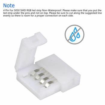 Magnet LED Strip Connectors Connected 4Pin 10mm Fireproof For 5050 RGB Lamps, Lighting & Ceiling Fans
Magnet LED Strip Connectors Connected 4Pin 10mm Fireproof For 5050 RGB Lamps, Lighting & Ceiling Fans