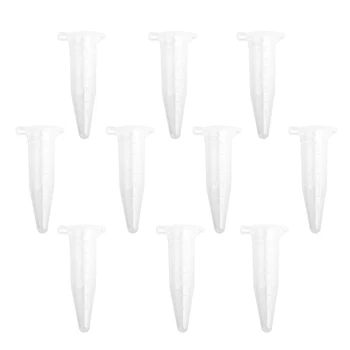 10 x plastic measuring cylinder centrifuge tube for laboratory Transparent, 1.5ml
10 x plastic measuring cylinder centrifuge tube for laboratory Transparent, 1.5ml