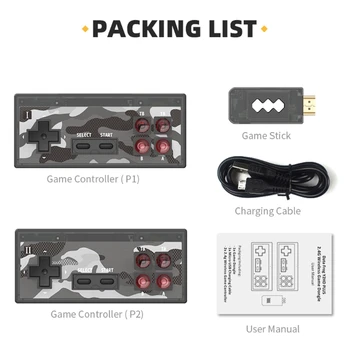 4K HDMI Video Game Console Built in 1400 Games Classic Retro Wireless Controller
4K HDMI Video Game Console Built in 1400 Games Classic Retro Wireless Controller