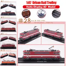 Rétro Style Train tête ornements classique modèle urbain Rail chariot affichage 3D Collection décoration Mini artisanat enfants cadeau(China)