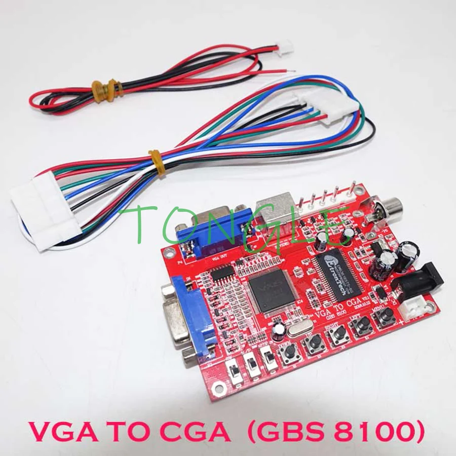 

Professional VGA to CGA/CVBS/S-VIDEO Converter Arcade Game Video Converter Board for CRT LCD PDP Monitor High Definition