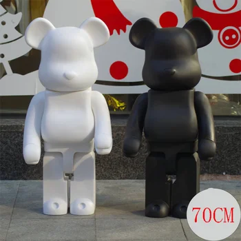 70cm 1000% Bear@brick Action Figures Block Bear PVC Model Figures Children Gifts DIY Paint Dolls Kids Toys
70cm 1000% Bear@brick Action Figures Block Bear PVC Model Figures Children Gifts DIY Paint Dolls Kids Toys