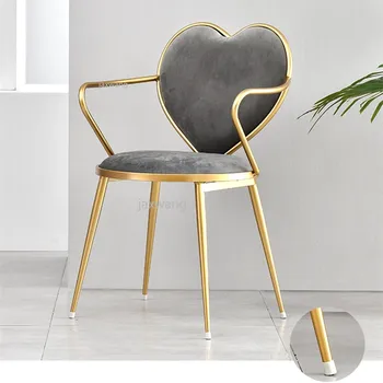 Makeup Chair Nordic Dining Chair Love Iron Back Ins Customized Heart Shaped Bedroom Princess Dressing Stool Bar chair
Makeup Chair Nordic Dining Chair Love Iron Back Ins Customized Heart Shaped Bedroom Princess Dressing Stool Bar chair
