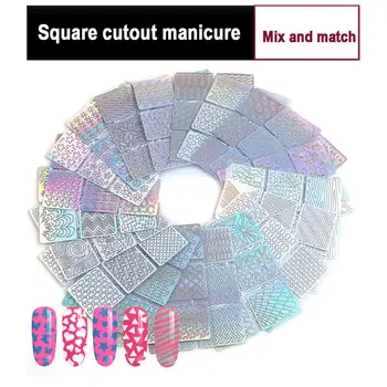 24 Sheets/set DIY Nail Art Hollow 3D Laser Sticker Stencil Gel Polish Nail Vinyl Template Nail Decals
24 Sheets/set DIY Nail Art Hollow 3D Laser Sticker Stencil Gel Polish Nail Vinyl Template Nail Decals