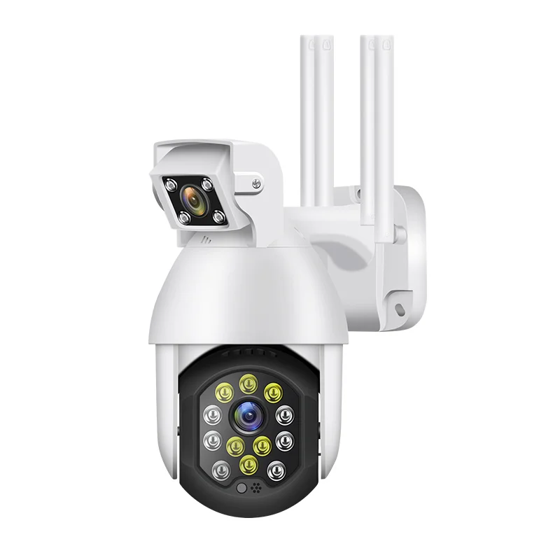 1080P Dual Lens Security WIFI IP Camera 12 Lights CCTV Motion Detection Security Cam Wireless PTZ IR Cam Two Way Speak Audio
1080P Dual Lens Security WIFI IP Camera 12 Lights CCTV Motion Detection Security Cam Wireless PTZ IR Cam Two Way Speak Audio