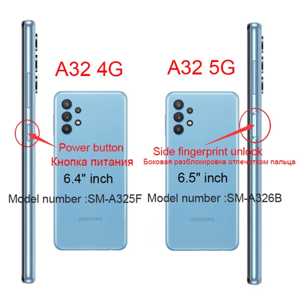 Samsung A32 A52 A72 Сравнение