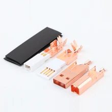 Set Hi-End USB connector USB A+USB B Type A-B Plug hifi audio USB connector plug for USB cable
Set Hi-End USB connector USB A+USB B Type A-B Plug hifi audio USB connector plug for USB cable