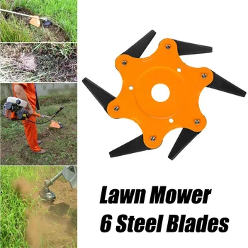 6 Teeth Brush Cutter Blade Trimmer Metal Blades Trimmer Head 65Mn Garden Grass Trimmer Head For Lawn Mower
6 Teeth Brush Cutter Blade Trimmer Metal Blades Trimmer Head 65Mn Garden Grass Trimmer Head For Lawn Mower