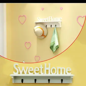 Sweet Home Sweet Home Style 4 Hooks Wall Hanger Rack Organizer Shelf Decor Storage NAS Wall Mounted
Sweet Home Sweet Home Style 4 Hooks Wall Hanger Rack Organizer Shelf Decor Storage NAS Wall Mounted