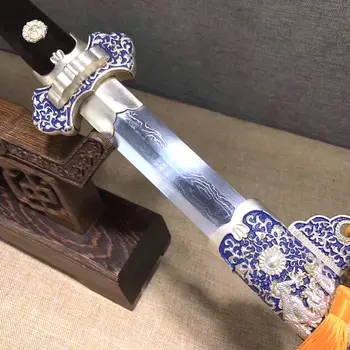 Hand Forged Long Sword Folded Steel Blade Saber Han Sword KungFu Jian Good Quality
Hand Forged Long Sword Folded Steel Blade Saber Han Sword KungFu Jian Good Quality