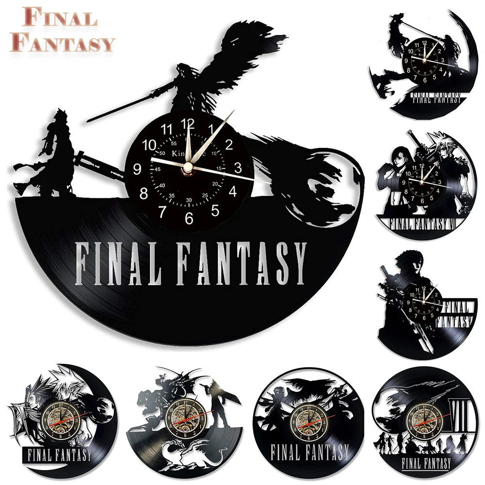 Final Fantasy Clock Vinyl Record Wall Clock LED Wall Clock | 7 Color Luminous Wall Clock | Creative Gifts for Kids and Friends.
Final Fantasy Clock Vinyl Record Wall Clock LED Wall Clock | 7 Color Luminous Wall Clock | Creative Gifts for Kids and Friends.