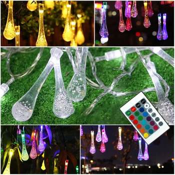 10M 60LED Led Fairy String Light Water Drop Light String Garland USB Energy Outdoor Garden for Wedding Christmas Decoration Xmas
10M 60LED Led Fairy String Light Water Drop Light String Garland USB Energy Outdoor Garden for Wedding Christmas Decoration Xmas