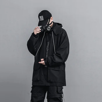 2020 spring new Japanese dark function multi-pocket tooling jacket male loose couple jacket tide brand 
2020 spring new Japanese dark function multi-pocket tooling jacket male loose couple jacket tide brand