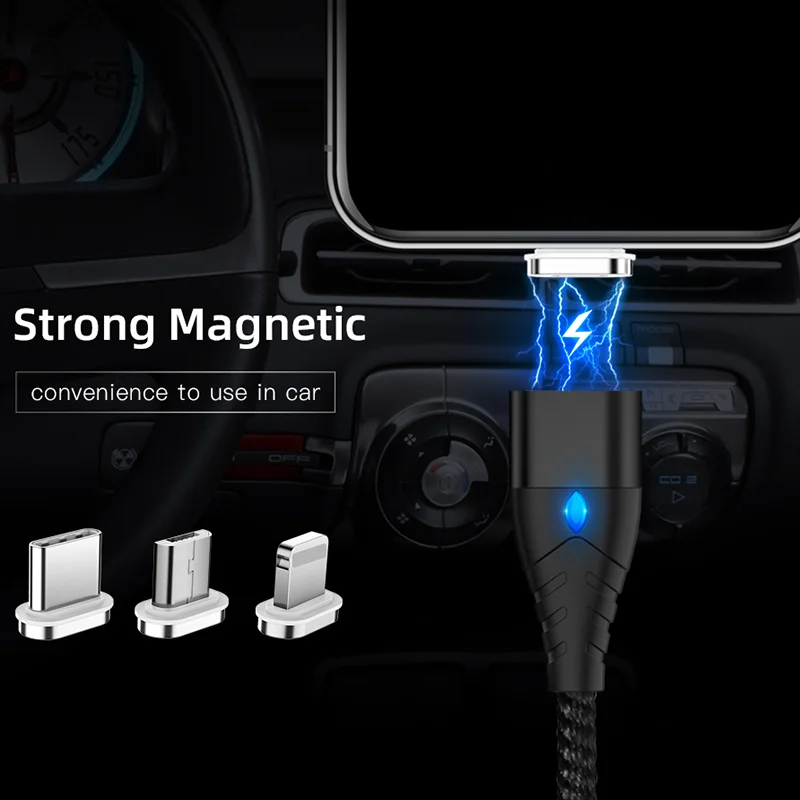 3A Magnetic USB Cable 8Pin For iPhone Type C Magnet Charger Data Fast Charging Charge Micro USB Cable For Samsung Xiaomi
3A Magnetic USB Cable 8Pin For iPhone Type C Magnet Charger Data Fast Charging Charge Micro USB Cable For Samsung Xiaomi