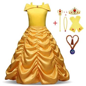 Girls Dress Summer Kids Cosplay Belle Princess Dresses For Girls Christmas Party Dress Birthday Children Clothing 3 8 9 10 Years
Girls Dress Summer Kids Cosplay Belle Princess Dresses For Girls Christmas Party Dress Birthday Children Clothing 3 8 9 10 Years