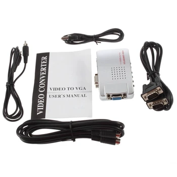 Universal NTSC PAL VGA to TV AV RCA signal adapter converter Video Switch Box composite for laptop
Universal NTSC PAL VGA to TV AV RCA signal adapter converter Video Switch Box composite for laptop