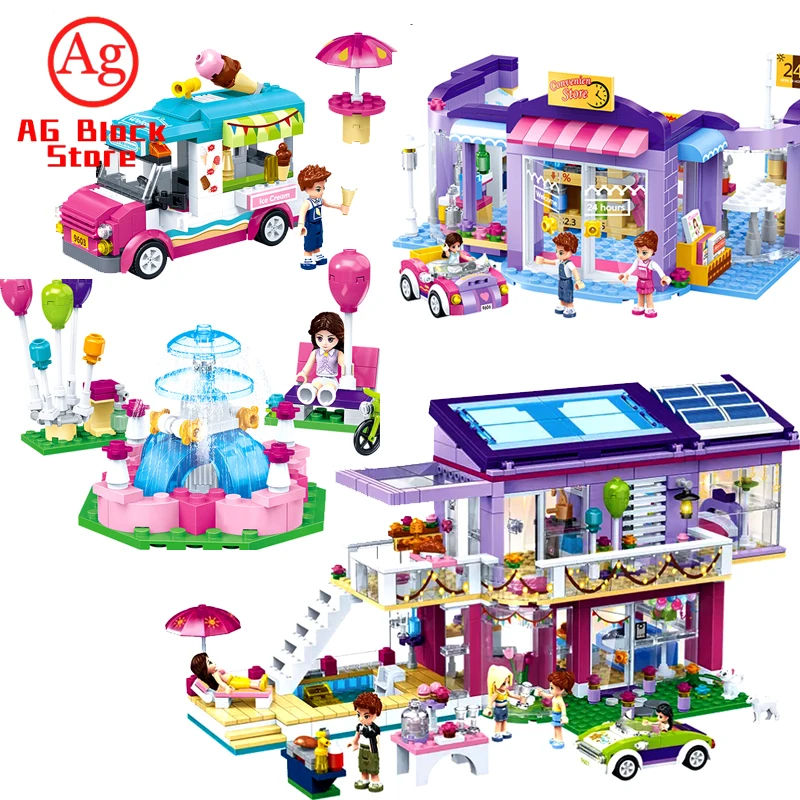 CITY Compatible Legoed Friends Princess House Villa Building Block for Girls Modern Fashion Party Figures Street View Brick Toy
CITY Compatible Legoed Friends Princess House Villa Building Block for Girls Modern Fashion Party Figures Street View Brick Toy