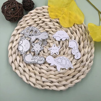 Bunnymoon Aquatic creatures Stencil Metal Cutting Dies For Scrapbooking Practice Hands-on DIY Album Card Handmade Tools
Bunnymoon Aquatic creatures Stencil Metal Cutting Dies For Scrapbooking Practice Hands-on DIY Album Card Handmade Tools