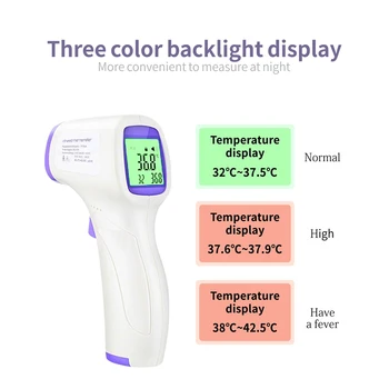 Infrared Forehead Thermometer LCD Body Thermometer Digital Measurement Device Baby Adult Non Contact Home Infrared Thermometer
Infrared Forehead Thermometer LCD Body Thermometer Digital Measurement Device Baby Adult Non Contact Home Infrared Thermometer