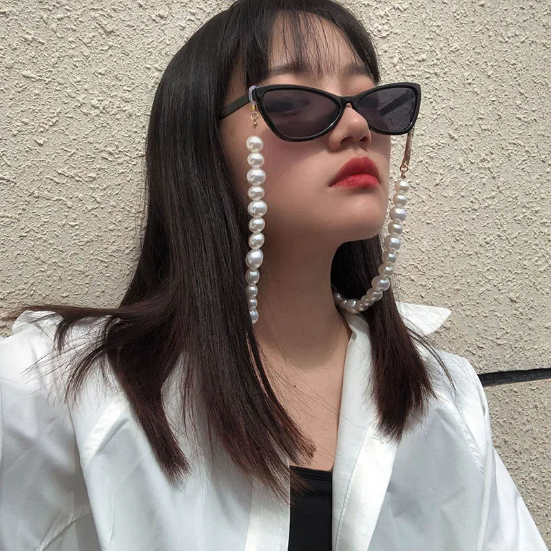 Fashion Multi-layer White Imitation Pearl Sunglasses Chain Chic Asymmetric Metal Glasses Chain Reading Glasses Chain Cord Holder
Fashion Multi-layer White Imitation Pearl Sunglasses Chain Chic Asymmetric Metal Glasses Chain Reading Glasses Chain Cord Holder