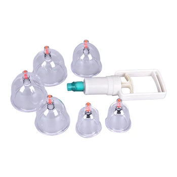 1 Set /6pcs Body Massage Cans Vacuum Cupping Device Suction Cups Medical Sucker Magnetic Treatment Apparatus Banks
1 Set /6pcs Body Massage Cans Vacuum Cupping Device Suction Cups Medical Sucker Magnetic Treatment Apparatus Banks