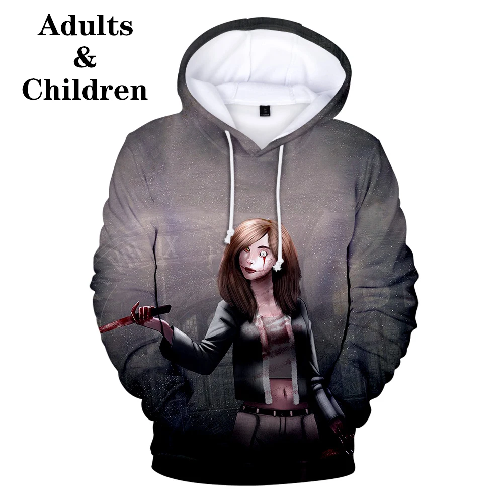 Cute creepypasta Popular New Children kids Hot 3D Hoodies boy girl Men women Harajuku 3D Hooded Autumn tops pullover Sweatshirts
Cute creepypasta Popular New Children kids Hot 3D Hoodies boy girl Men women Harajuku 3D Hooded Autumn tops pullover Sweatshirts