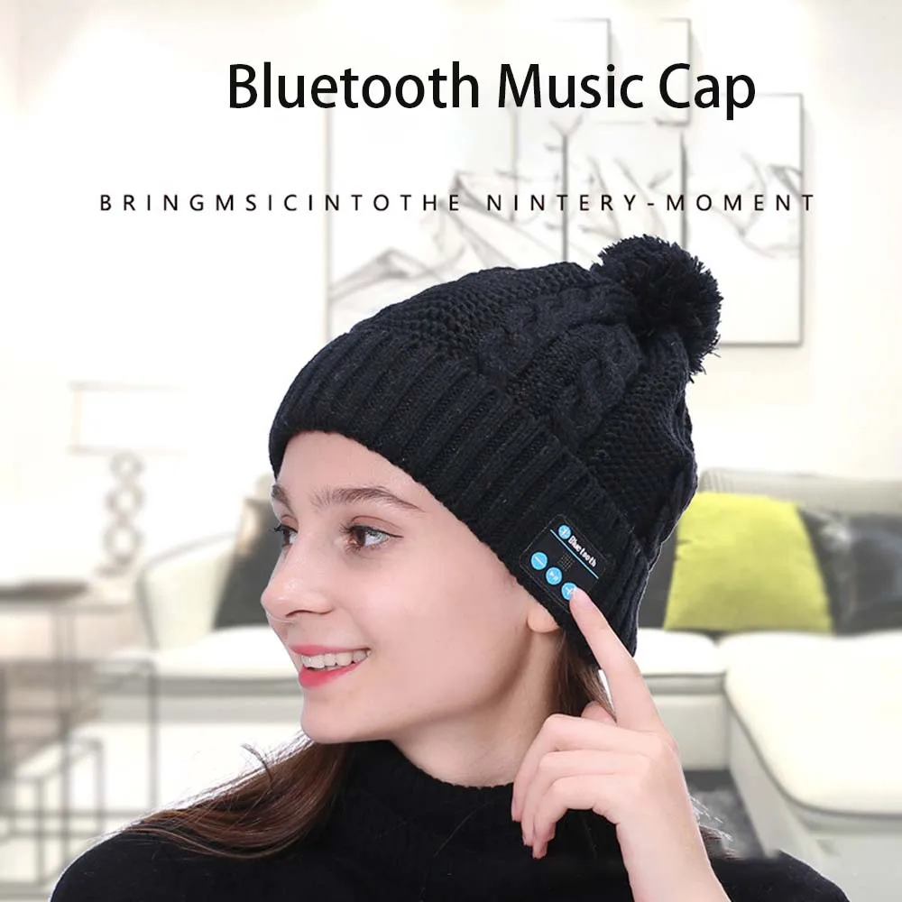 Autumn And Winter Warm Wireless Bluetooth Wool Hat Call Music Stereo Hat Man Women Knitting Caps
Autumn And Winter Warm Wireless Bluetooth Wool Hat Call Music Stereo Hat Man Women Knitting Caps