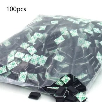 100pcs/lot Management Desk Wall Cord Clamps Adhesive Car Cable Clips Flat Cable Winder Drop Wire Tie Fixer Holder
100pcs/lot Management Desk Wall Cord Clamps Adhesive Car Cable Clips Flat Cable Winder Drop Wire Tie Fixer Holder