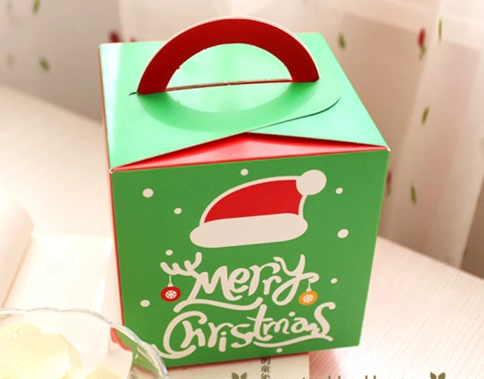 merry christmas favors boxes for your christmas gift 30pcs/lot