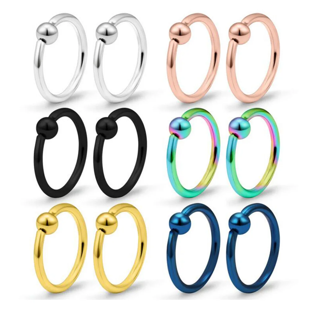 1PC Steel Captive Hoop Bead Rings Lip Eyebrow Nose Nipple Labret Piercings Ear Septum Tragus Helix Piercing Body Jewelry
1PC Steel Captive Hoop Bead Rings Lip Eyebrow Nose Nipple Labret Piercings Ear Septum Tragus Helix Piercing Body Jewelry
