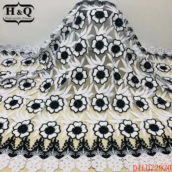 H&Q nigerian lace fabric high quality water soluble black and white embroidered guipure net laces milk fiber fabrics for sewing
H&Q nigerian lace fabric high quality water soluble black and white embroidered guipure net laces milk fiber fabrics for sewing