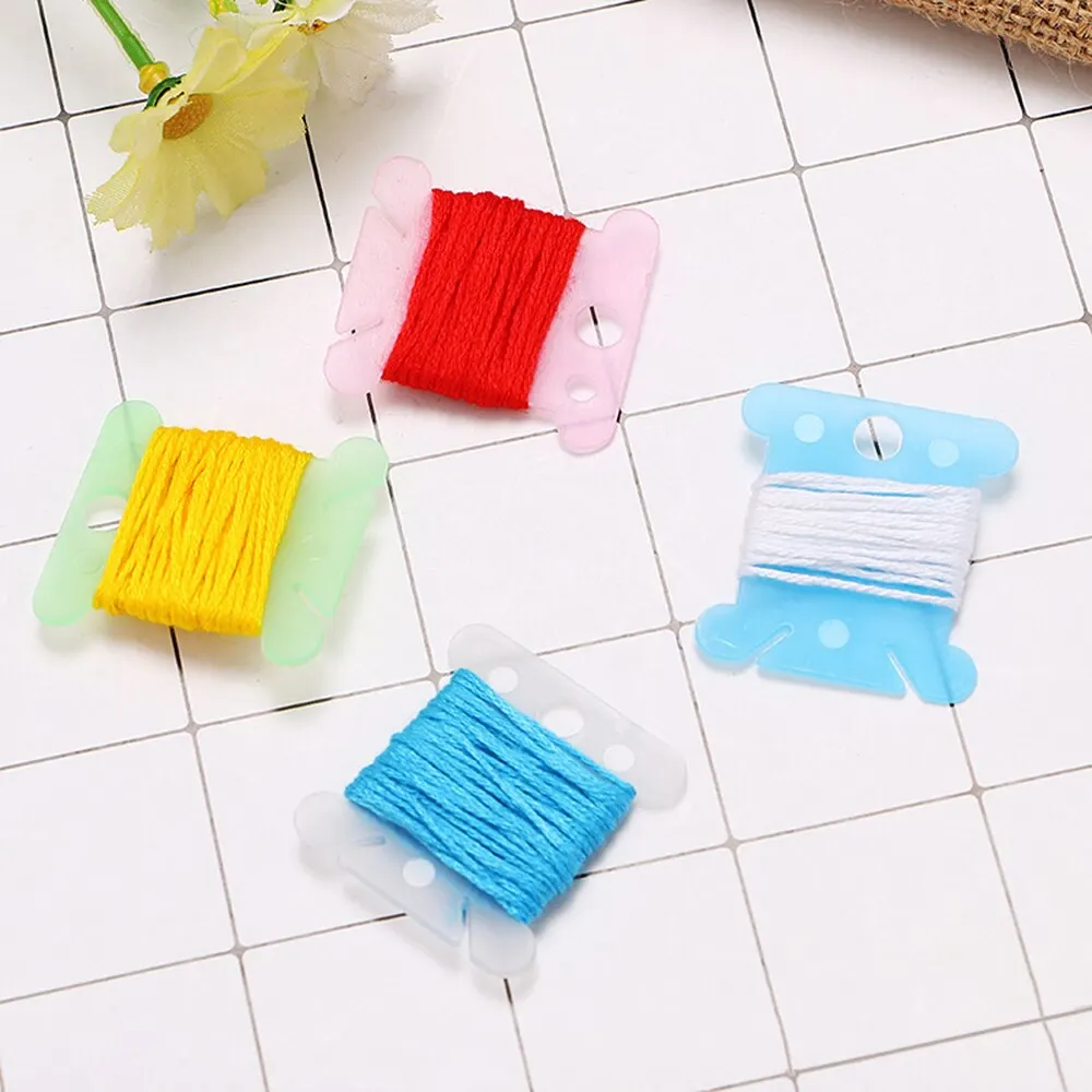 120PCs Cross Stitch Storage Holder Plastic Sewing Thread Winding Plate Board Card Embroidery Floss Craft Thread Bobbin Organizer
120PCs Cross Stitch Storage Holder Plastic Sewing Thread Winding Plate Board Card Embroidery Floss Craft Thread Bobbin Organizer