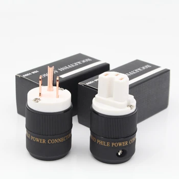 Hi-fi 24k Gold-Plated Power Plug US Version Power Plug Red Copper / rhodium DIY audio Power Plug
Hi-fi 24k Gold-Plated Power Plug US Version Power Plug Red Copper / rhodium DIY audio Power Plug