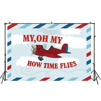 HUAYI Vintage Aircraft Banner Background Children Happy Birthday Party Decorations Plane Model Time Flies Sky Backdrop W-1983
HUAYI Vintage Aircraft Banner Background Children Happy Birthday Party Decorations Plane Model Time Flies Sky Backdrop W-1983