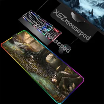 XGZ Forest Landscape Custom Large RGB Mouse Pad Black Lock Edge Computer Table Mat Speed Rubber Stripe Non-slip 900x400/800x300
XGZ Forest Landscape Custom Large RGB Mouse Pad Black Lock Edge Computer Table Mat Speed Rubber Stripe Non-slip 900x400/800x300