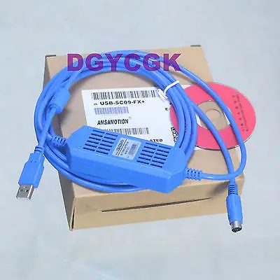 DHL/EMS 5 Sets*USB-SC09-FX Programming Cable RS422 adapter for MELSEC FX PLC win10/8/7 vista -h2
DHL/EMS 5 Sets*USB-SC09-FX Programming Cable RS422 adapter for MELSEC FX PLC win10/8/7 vista -h2
