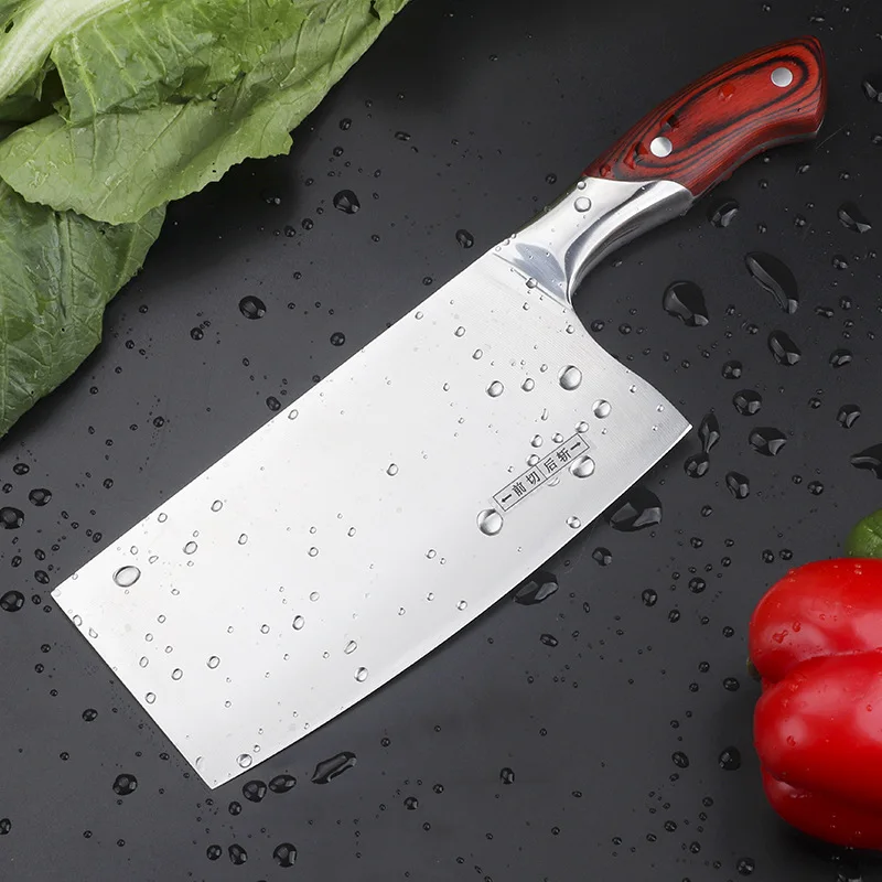4Cr13 Stainless Steel Chinese Kitchen Knife Cleaver Durable Chef Slicing Chopping Knife Sharp Blade with Color Wood Handle
4Cr13 Stainless Steel Chinese Kitchen Knife Cleaver Durable Chef Slicing Chopping Knife Sharp Blade with Color Wood Handle