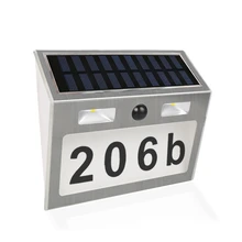 LED Outdoor Doorplate Solar Lamp Waterproof House Number Plaque Light LED Solar Light Motion Sensor Lights For Home Garden Door
LED Outdoor Doorplate Solar Lamp Waterproof House Number Plaque Light LED Solar Light Motion Sensor Lights For Home Garden Door