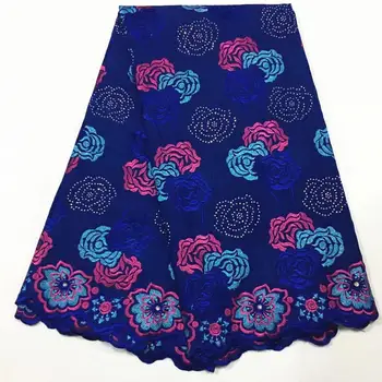 2020 Blue Color Dry Lace High Quality Swiss Voile Lace In Switzerland Flower Embroidery Guipure Cotton Fabrics Dry Lace Material
2020 Blue Color Dry Lace High Quality Swiss Voile Lace In Switzerland Flower Embroidery Guipure Cotton Fabrics Dry Lace Material