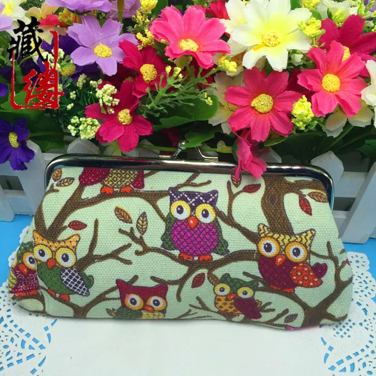 Creative Canvas Coin Purse Owl Fabric Women's Wallet Mid-length Carrying Coin Bag,
Creative Canvas Coin Purse Owl Fabric Women's Wallet Mid-length Carrying Coin Bag,