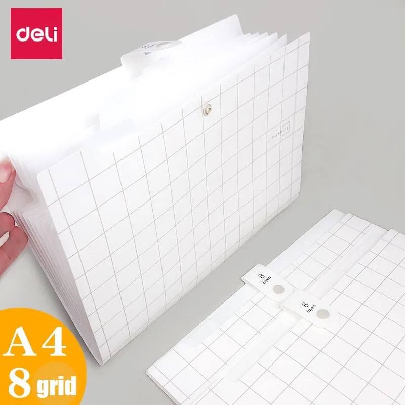 Deli A4 8 grid Student File Test Paper Storage Fag Portable Large-capacity Multi-layer Organ bag Folder Office Supplies
Deli A4 8 grid Student File Test Paper Storage Fag Portable Large-capacity Multi-layer Organ bag Folder Office Supplies