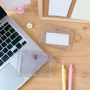 Fashion Transparent Waterproof PVC Women Card Case Business Card Holder Men Credit Card Bag ID Card Mini Wallet Girls Coin Purse
Fashion Transparent Waterproof PVC Women Card Case Business Card Holder Men Credit Card Bag ID Card Mini Wallet Girls Coin Purse