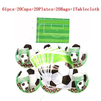 Football theme Party Tableware Plates Napkins flag Birthday Kids favors Cartoon Cups Gift bag Baby Shower Party Supplies Decor
Football theme Party Tableware Plates Napkins flag Birthday Kids favors Cartoon Cups Gift bag Baby Shower Party Supplies Decor