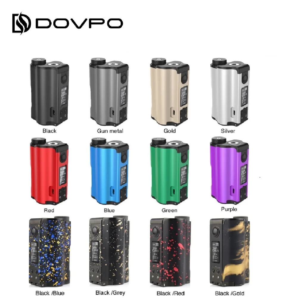 New DOVPO Topside Dual 200W Top Fill TC Squonk MOD with 10ml Squonk Bottle No 18650 Battery Box Mod VS Gen Mod / Drag 2/ Rage
New DOVPO Topside Dual 200W Top Fill TC Squonk MOD with 10ml Squonk Bottle No 18650 Battery Box Mod VS Gen Mod / Drag 2/ Rage