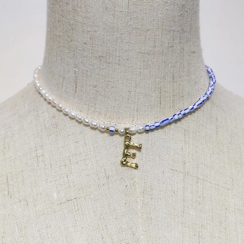 Genuine Pearl 26 Letters Choker A-z Custom English Alphabet Pendant Necklace Gold Color Name Necklace Beaded Pearl Jewelry
Genuine Pearl 26 Letters Choker A-z Custom English Alphabet Pendant Necklace Gold Color Name Necklace Beaded Pearl Jewelry