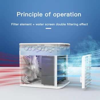 Portable Air Coole USB Desk Fan with 3 Fan Speeds Evaporative Air Cooler Air Conditioner Room Cooler with in LED Night Ligh
Portable Air Coole USB Desk Fan with 3 Fan Speeds Evaporative Air Cooler Air Conditioner Room Cooler with in LED Night Ligh