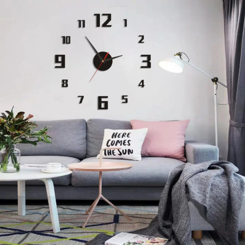 3D Wall Clock Mirror Wall Stickers Removable Self-Adhesive Art Decal Wall Clocks Home Decor Living Room Quartz Needle 4 Colors
3D Wall Clock Mirror Wall Stickers Removable Self-Adhesive Art Decal Wall Clocks Home Decor Living Room Quartz Needle 4 Colors
